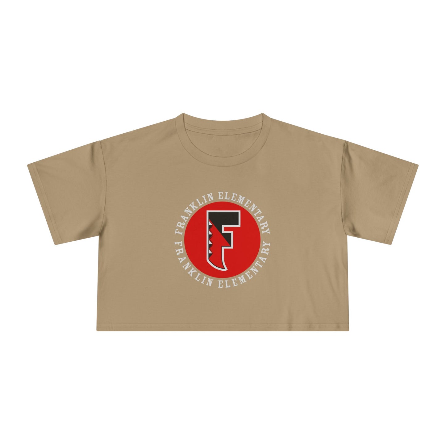 Rahway Feather "R" Women's Crop Tee