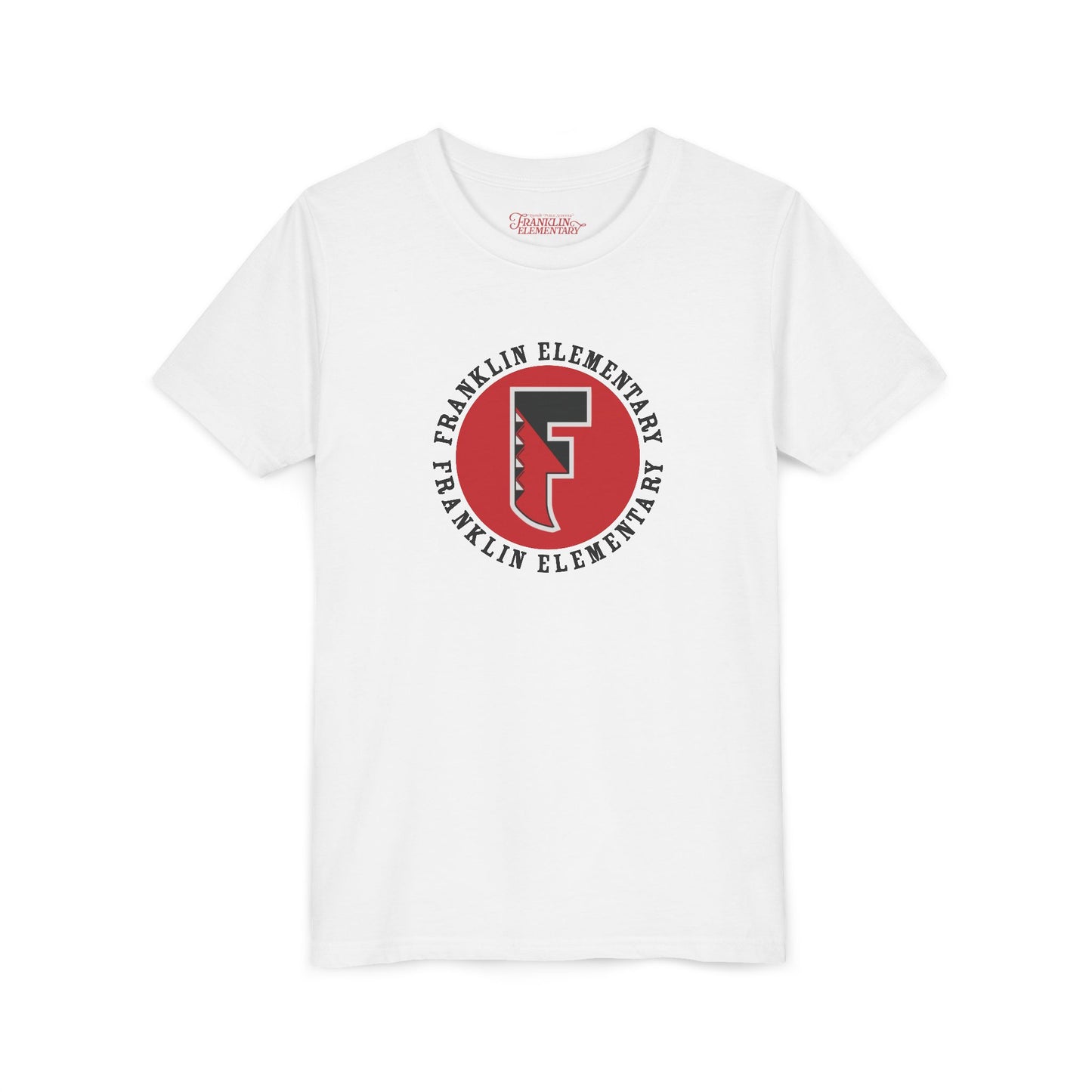 Franklin Elementary Youth Tee — F Logo School Spirit Shirt