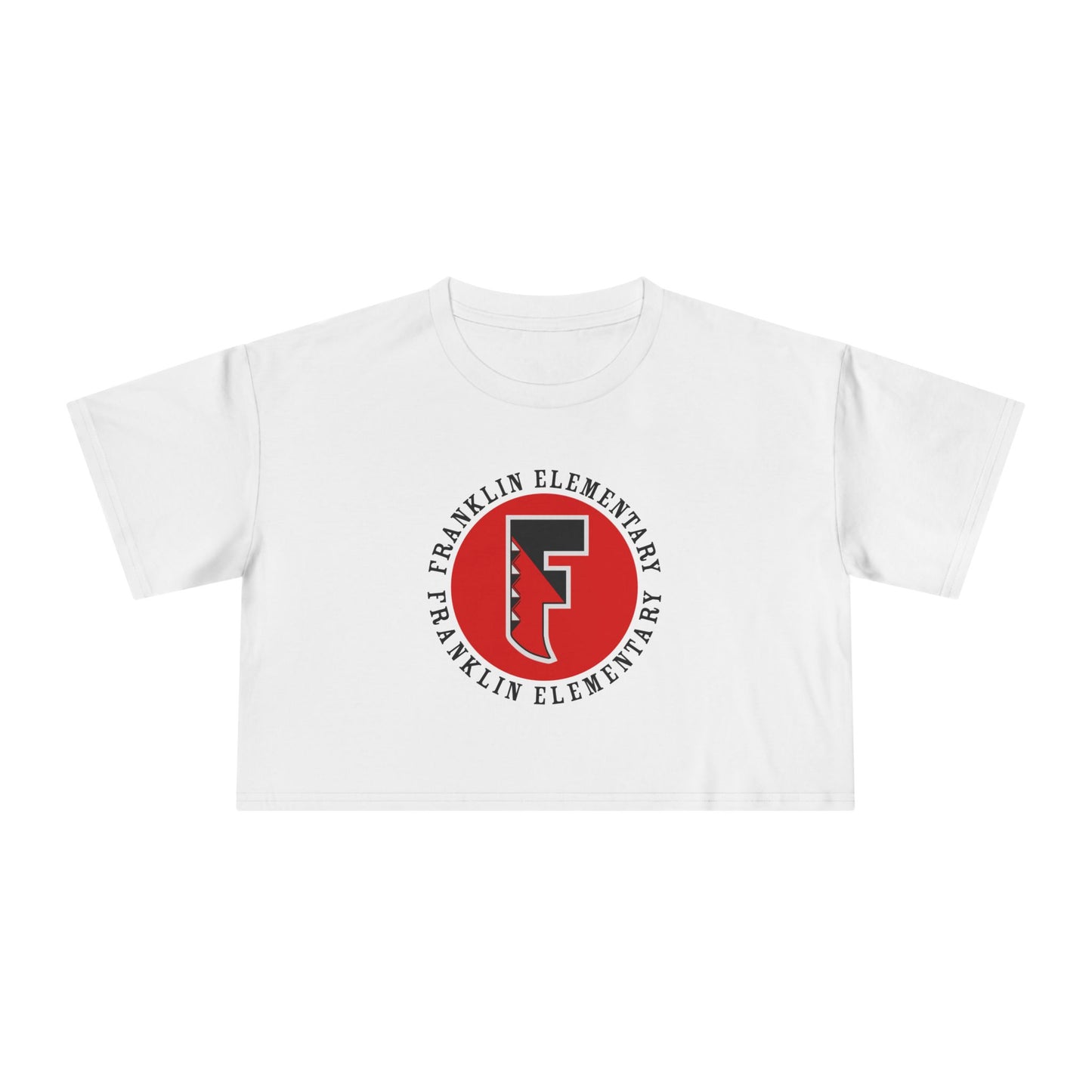 Rahway Feather "R" Women's Crop Tee