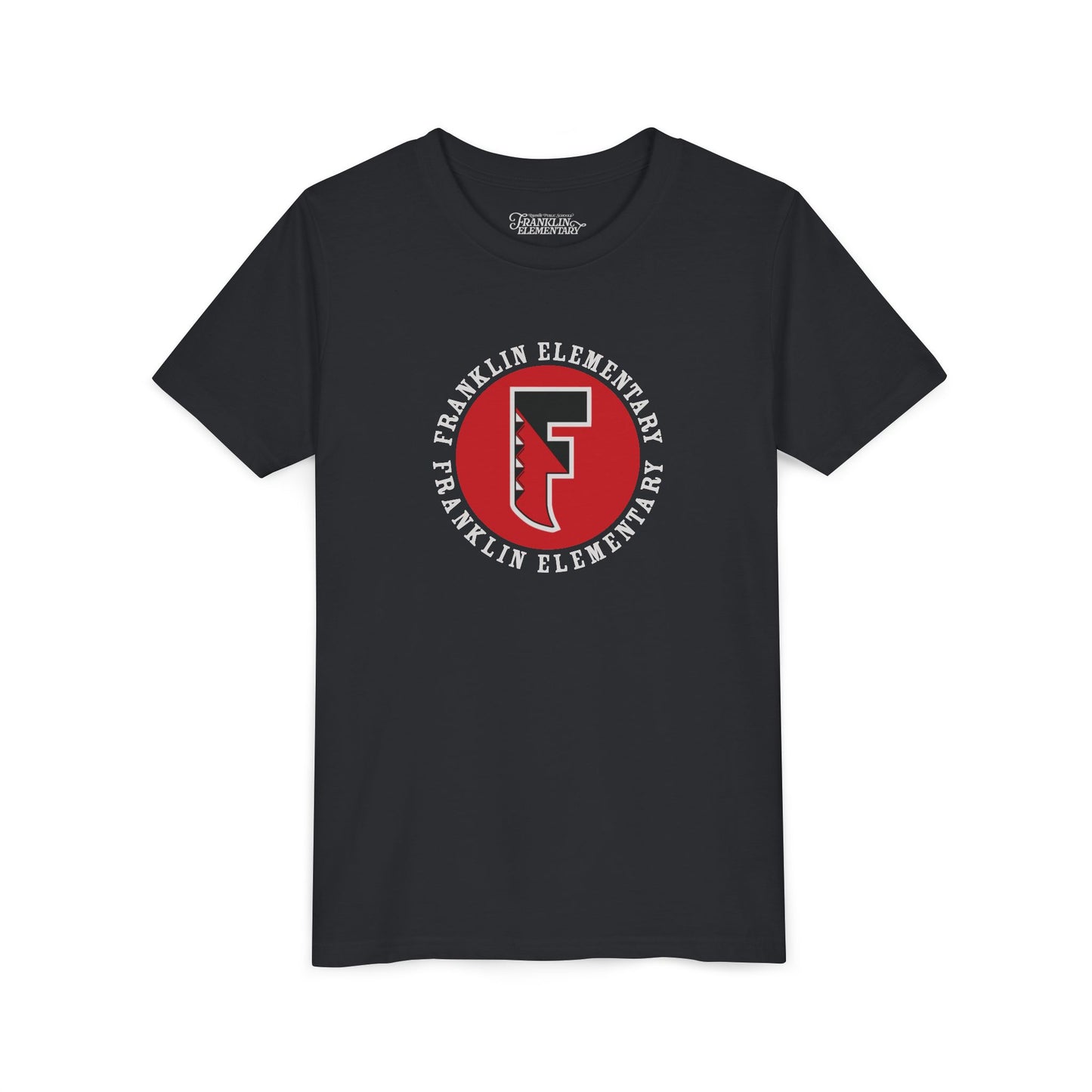 Franklin Elementary Youth Tee — F Logo School Spirit Shirt