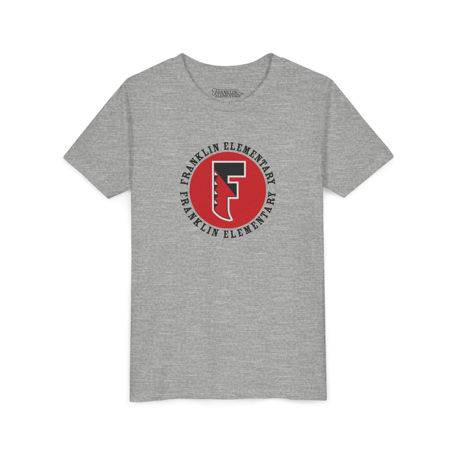 Franklin Elementary Youth Tee — F Logo School Spirit Shirt