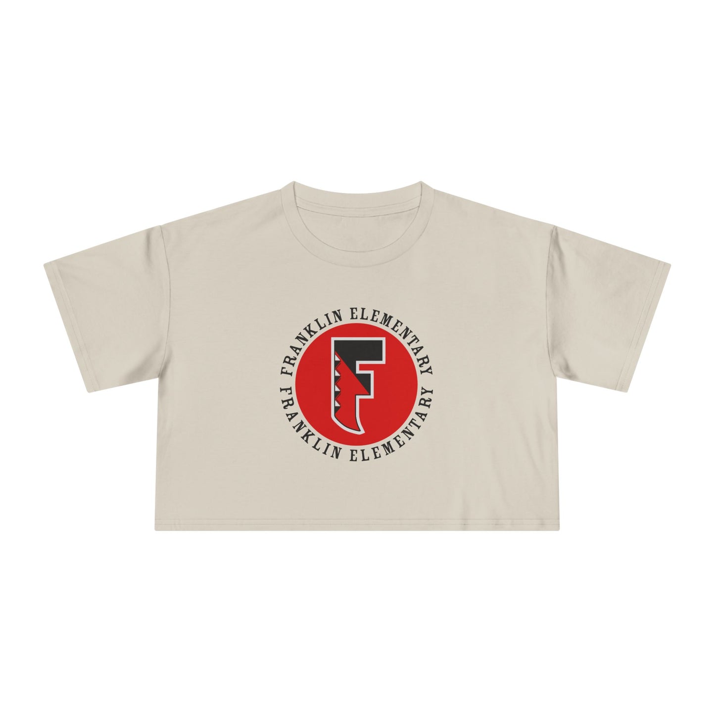 Rahway Feather "R" Women's Crop Tee