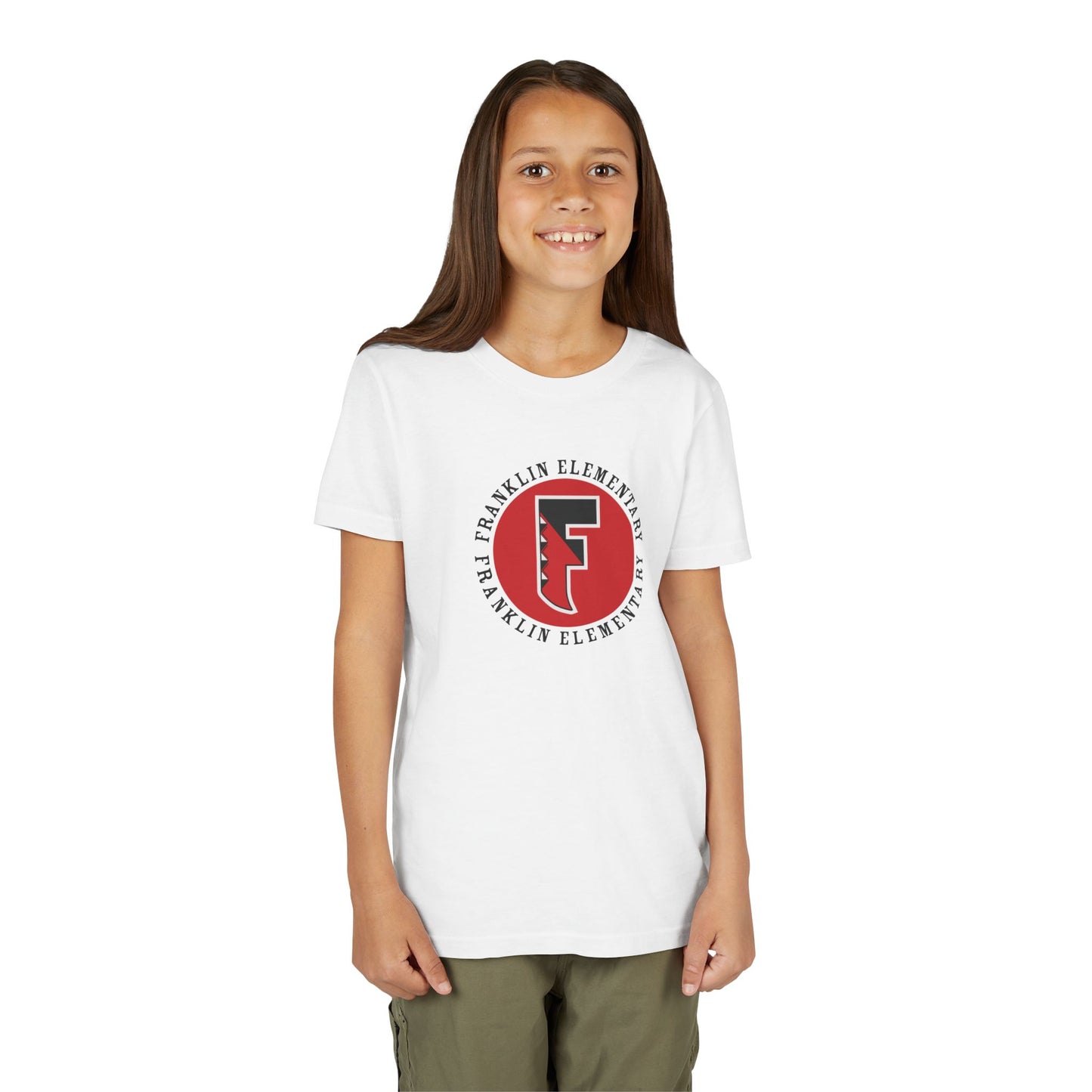 Franklin Elementary Youth Tee — F Logo School Spirit Shirt