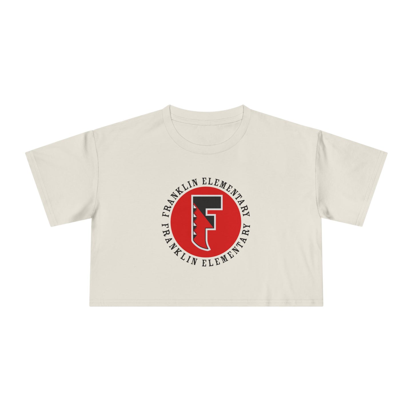 Rahway Feather "R" Women's Crop Tee
