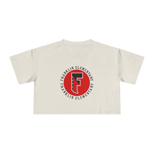 Rahway Feather "R" Women's Crop Tee