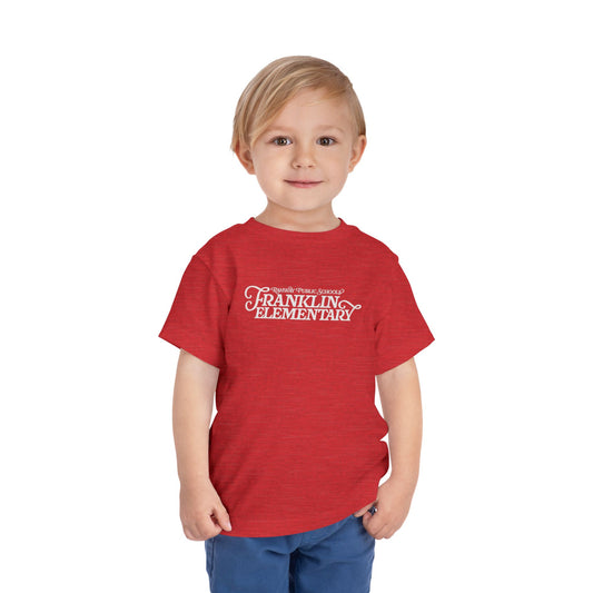 Franklin Elementary Retro School Logo Toddler Tee