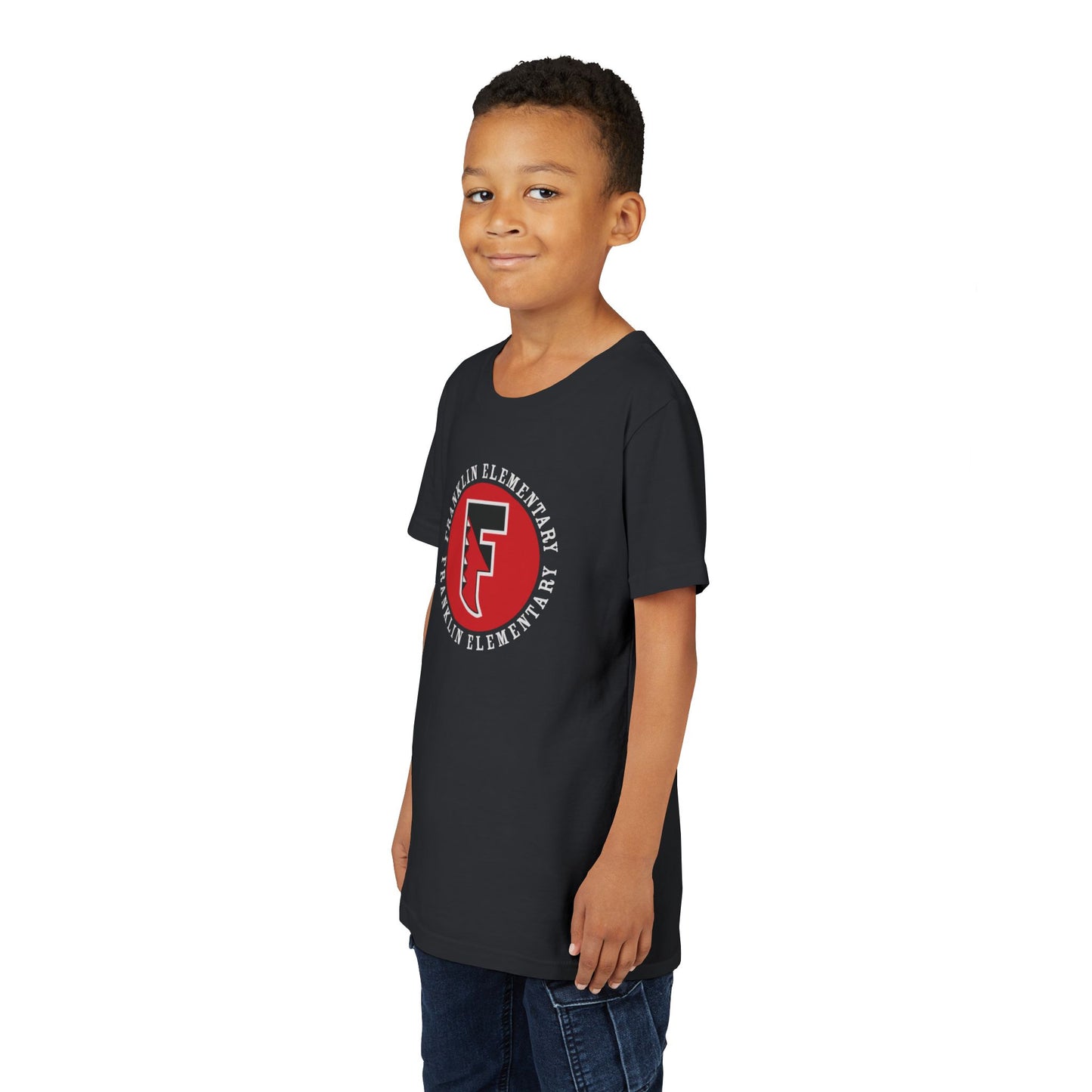 Franklin Elementary Youth Tee — F Logo School Spirit Shirt